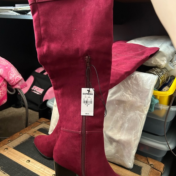 Nine West Women’s Size 6 Tall Suede Women’s Boots - Picture 3 of 6